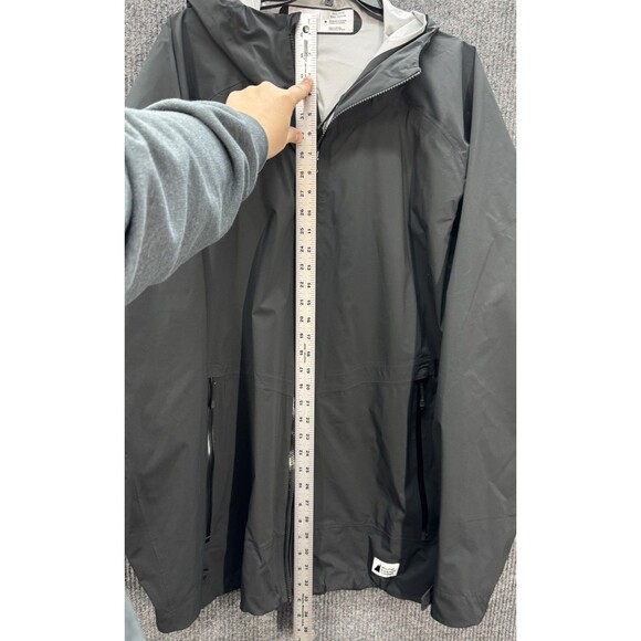 Mountain Equipment Co Hydrofoil Rain Jacket Mens 3XL MEC Hooded Underarm Vents - Picture 15 of 16